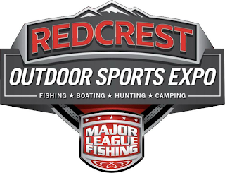 REDCREST OUTDOOR SPORTS EXPO FISHING BOATING HUNTING CAMPING MAJOR LEAGUE FISHING