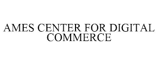 AMES CENTER FOR DIGITAL COMMERCE