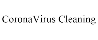 CORONAVIRUS CLEANING