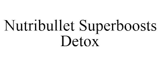 NUTRIBULLET SUPERBOOSTS DETOX