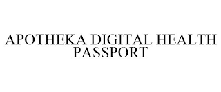 APOTHEKA DIGITAL HEALTH PASSPORT