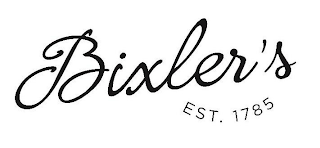 BIXLER'S EST. 1785