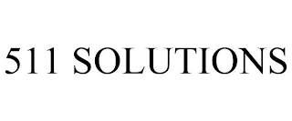 511 SOLUTIONS