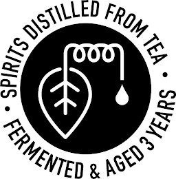 · SPIRITS DISTILLED FROM TEA · FERMENTED & AGED 3 YEARS