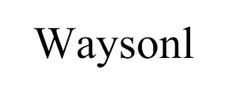 WAYSONL