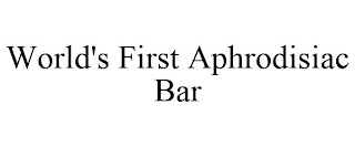 WORLD'S FIRST APHRODISIAC BAR