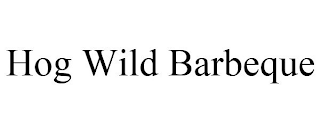 HOG WILD BARBEQUE