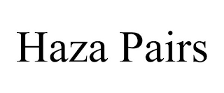 HAZA PAIRS