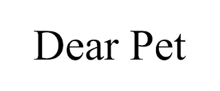 DEAR PET
