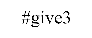 #GIVE3