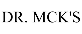 DR. MCK'S