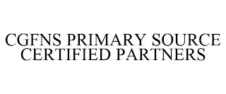 CGFNS PRIMARY SOURCE CERTIFIED PARTNERS