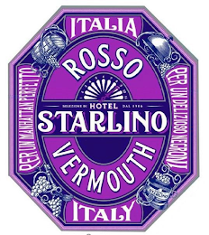 HOTEL STARLINO SELEZIONE DI DAL 1906 1 2 3 4 5 6 7 8 9 10 11 ITALIA ROSSO VERMOUTH ITALY PER UN MANHATTAN PERFETTO PER UN DELIZIOSO NEGRONI