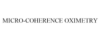 MICRO-COHERENCE OXIMETRY