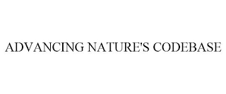 ADVANCING NATURE'S CODEBASE