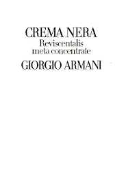 CREMA NERA REVISCENTALIS META CONCENTRATE GIORGIO ARMANI