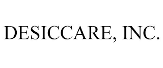 DESICCARE, INC.