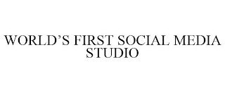 WORLD'S FIRST SOCIAL MEDIA STUDIO