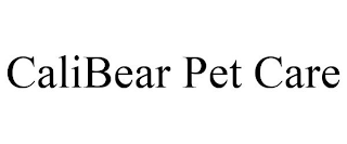 CALIBEAR PET CARE