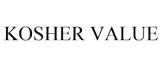 KOSHER VALUE