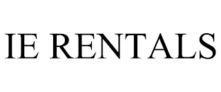 IE RENTALS