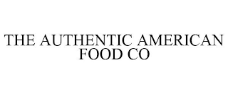 THE AUTHENTIC AMERICAN FOOD CO