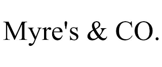MYRE'S & CO.