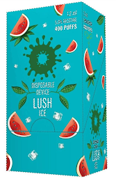 DISPOSABLE DEVICE LUSH ICE 1.2 ML 5.0% NICOTINE 400 PUFFS