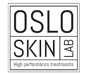 OSLO SKIN LAB HIGH PERFORMANCE TREATMENTS