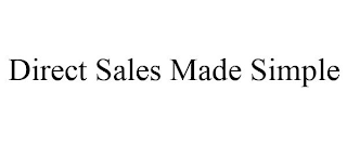 DIRECT SALES MADE SIMPLE