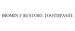 BIOMIN F RESTORE TOOTHPASTE