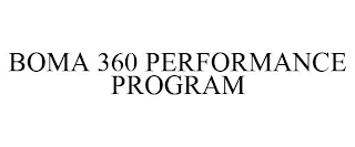 BOMA 360 PERFORMANCE PROGRAM