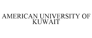 AMERICAN UNIVERSITY OF KUWAIT