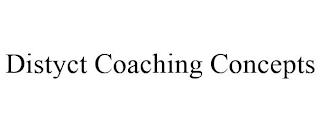 DISTYCT COACHING CONCEPTS