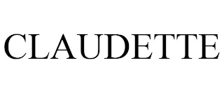 CLAUDETTE