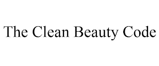 THE CLEAN BEAUTY CODE