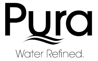 PURA WATER REFINED.