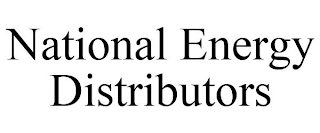 NATIONAL ENERGY DISTRIBUTORS