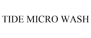TIDE MICRO WASH