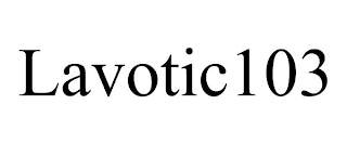 LAVOTIC103