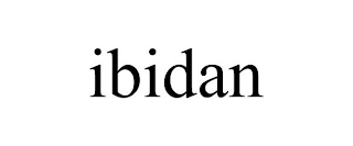 IBIDAN