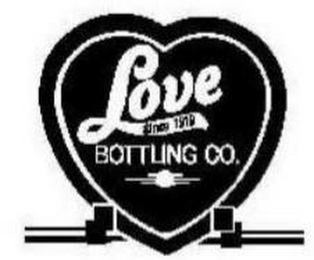 LOVE SINCE 1919 BOTTLING CO. TRADEMARK REG.