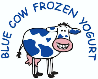 BLUE COW FROZEN YOGURT