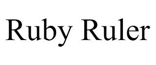 RUBY RULER