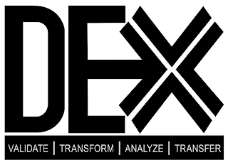 DEX VALIDATE TRANSFORM ANALYZE TRANSFER