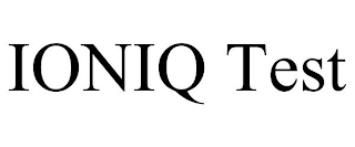 IONIQ TEST