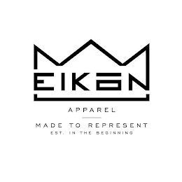 EIKON APPAREL MADE TO REPRESENT EST IN THE BEGINNING