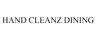 HAND CLEANZ DINING