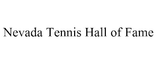 NEVADA TENNIS HALL OF FAME