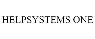 HELPSYSTEMS ONE